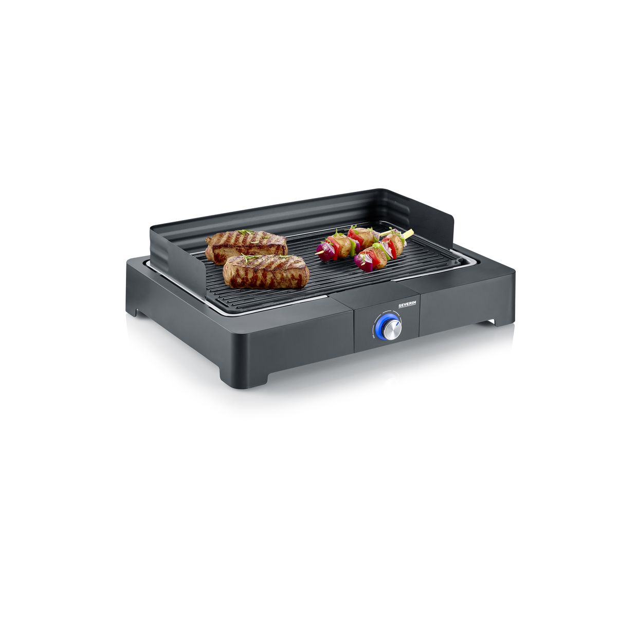 Voir la diapositive 2 : SEVERIN Barbecue électrique de table PG8562 - Noir