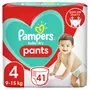 PAMPERS Baby-dry pants couches-culottes taille 4 (9-15kg) 41 couches
