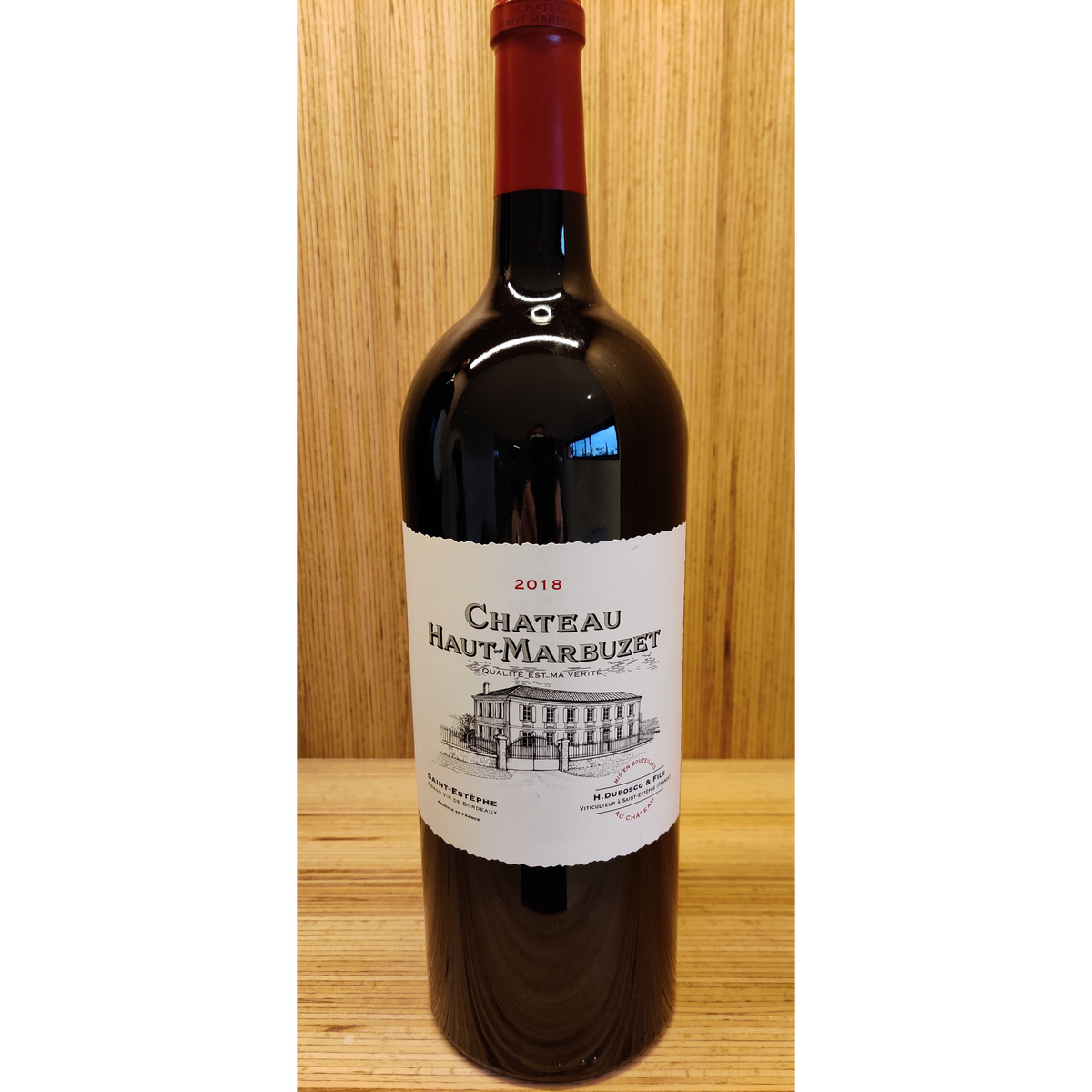 Vin rouge AOP Saint-Estèphe Château Haut Marbuzet 2018 75cl