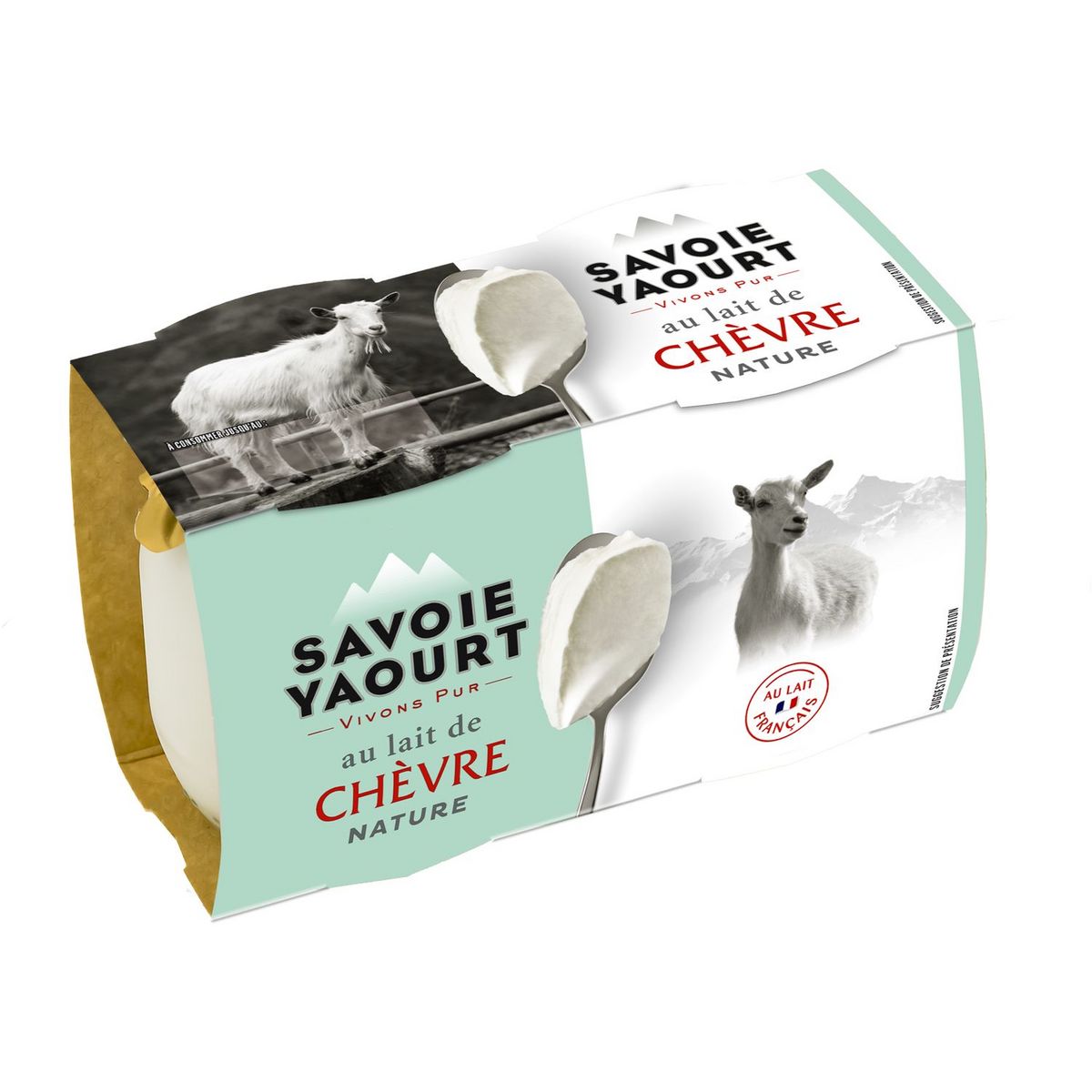 SAVOIE YAOURT Yaourt au lait de chèvre nature 2x125g