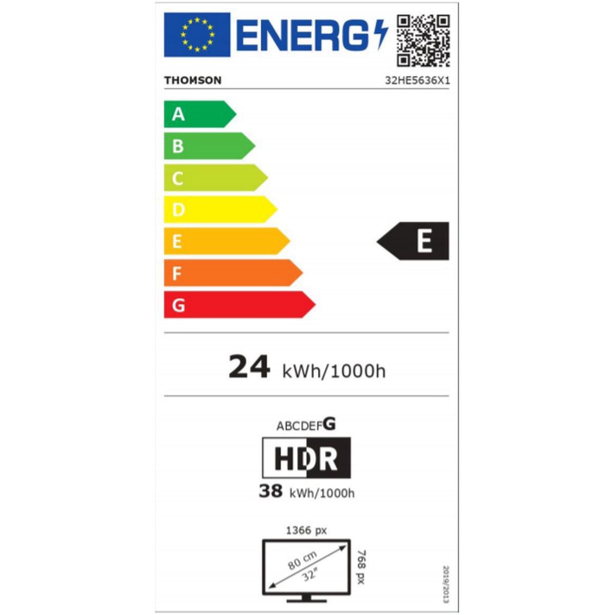 THOMSON 32HE5636 TV LED HD 80 cm Smart TV