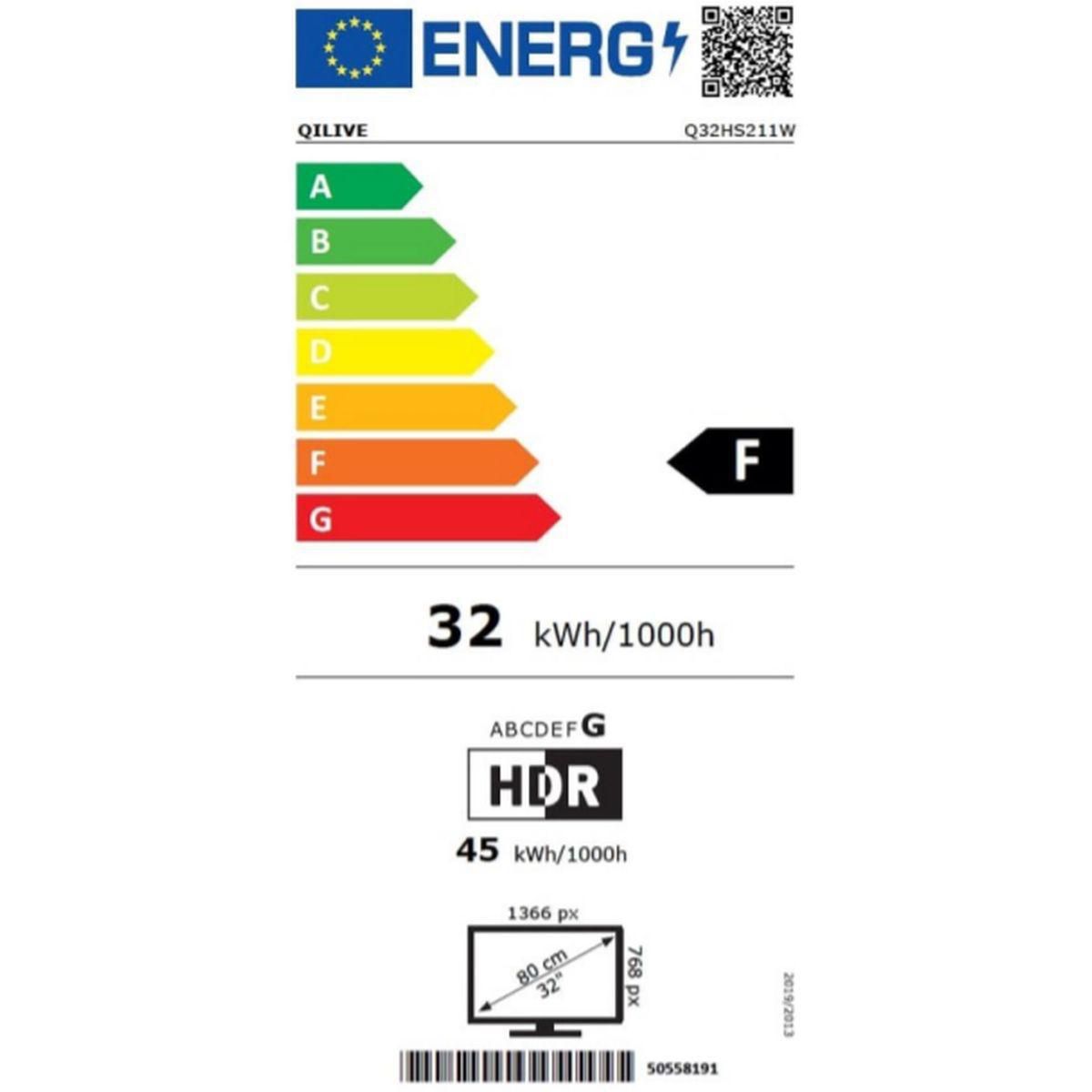 QILIVE Q32HS211W TV LED HD 80 cm Smart TV