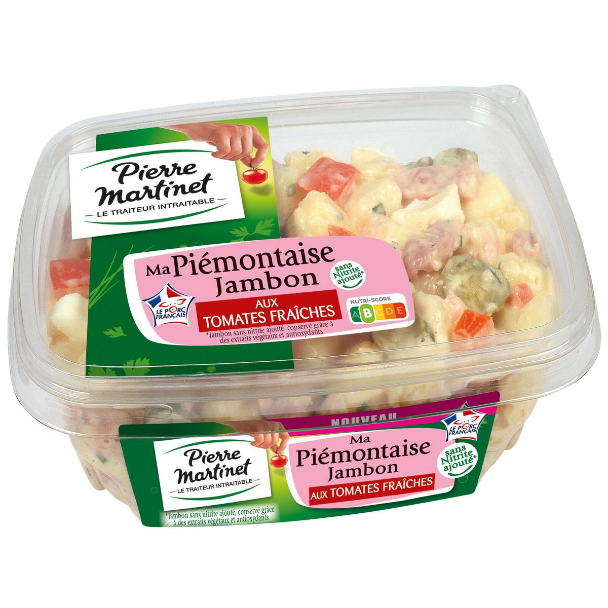 MARTINET Ma Piémontaise jambon aux tomates fraîches 500g