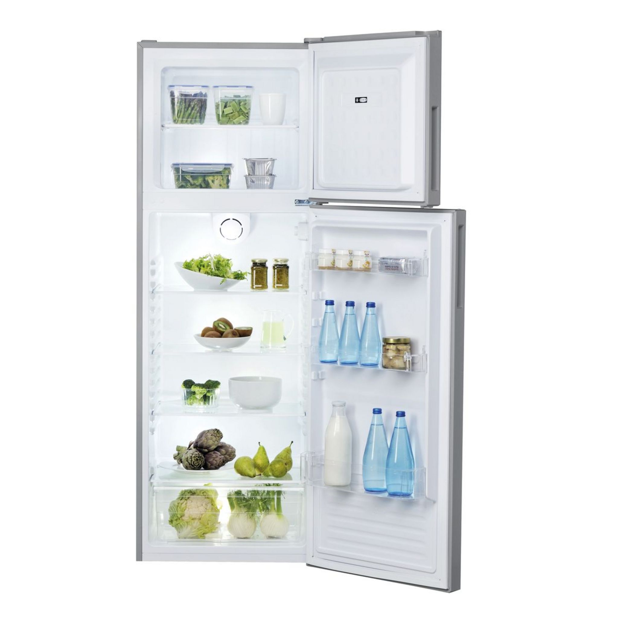 Voir la diapositive 6 : INDESIT Réfrigérateur congélateur 2 portes TIHA17VSI, 303 L, Froid brassé