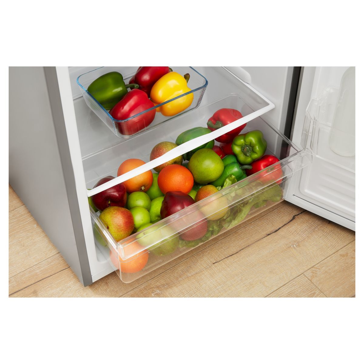 INDESIT Réfrigérateur congélateur 2 portes TIHA17VSI, 303 L, Froid brassé