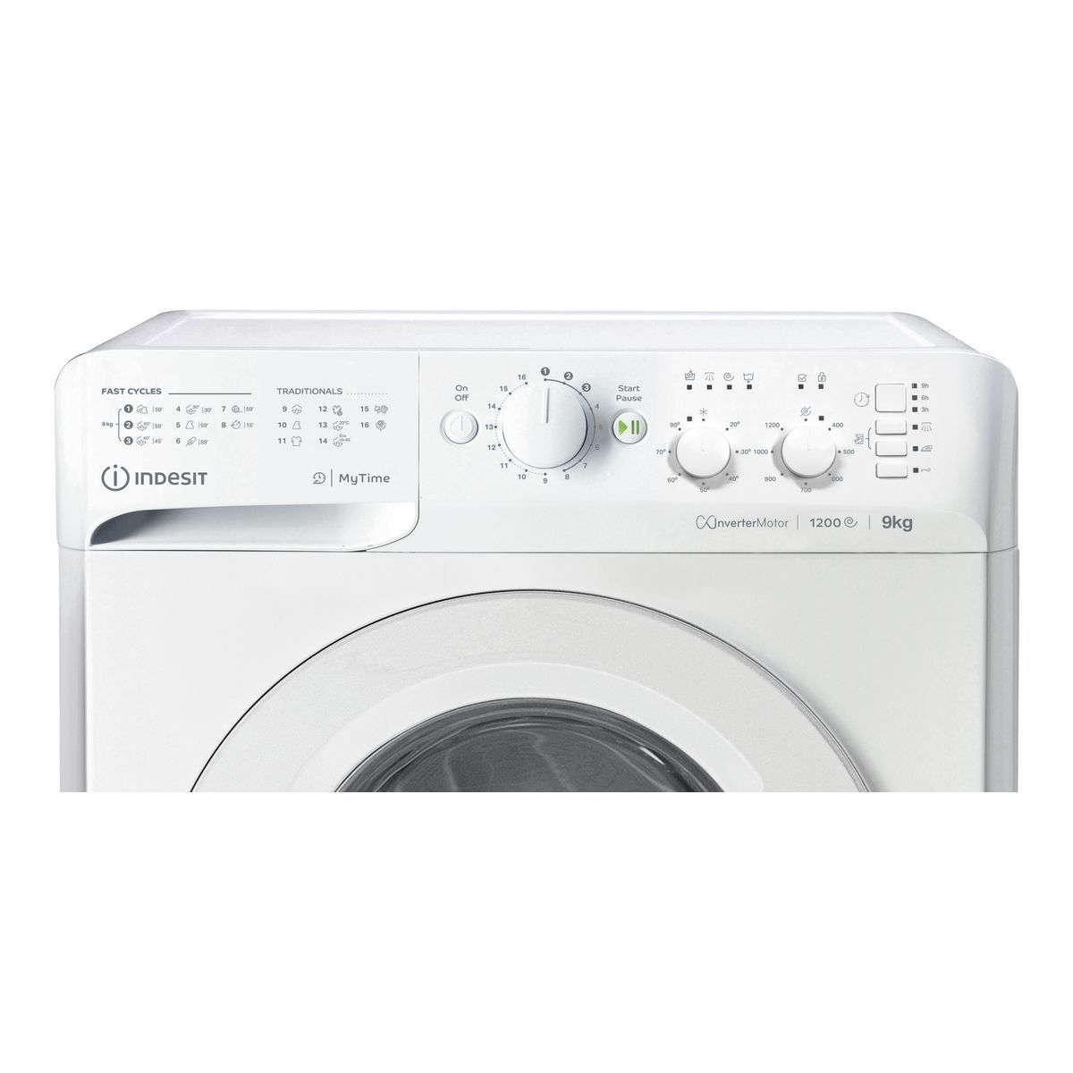 INDESIT Lave linge hublot MTWC91283WEU, 9 kg, 1200 T/min