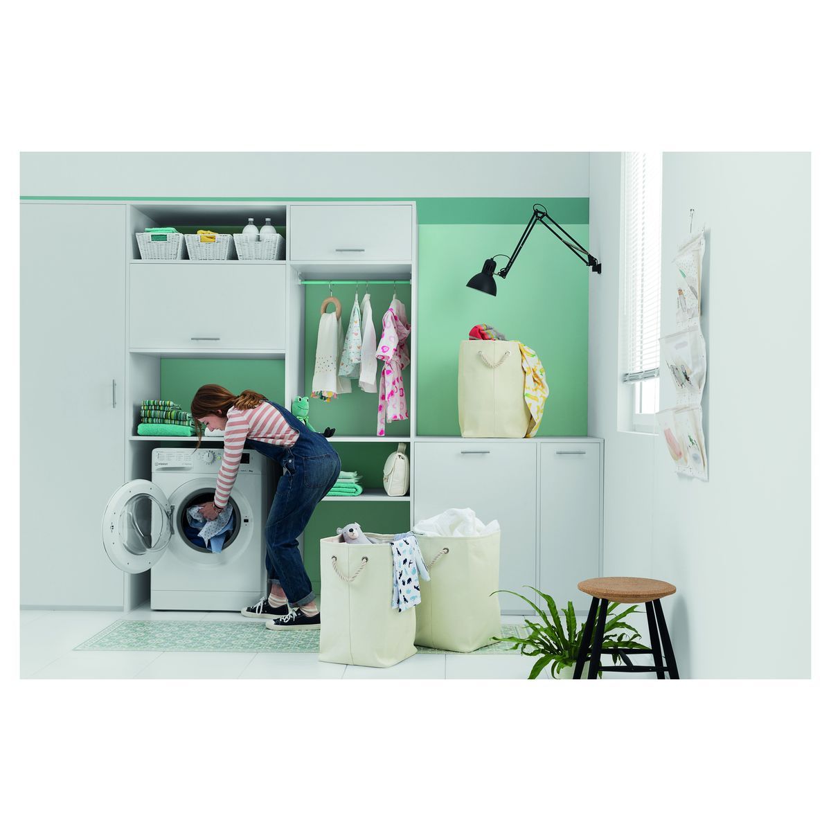 INDESIT Lave linge hublot MTWC91283WEU, 9 kg, 1200 T/min