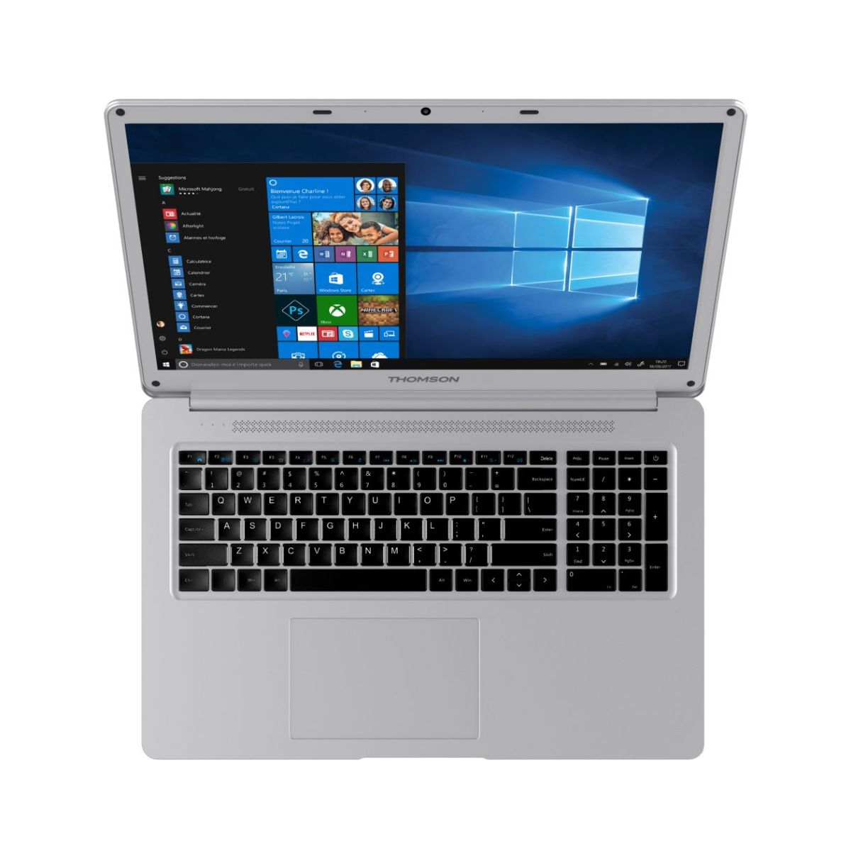 Voir la diapositive 11 : THOMSON Ordinateur portable N17C512 SILVER