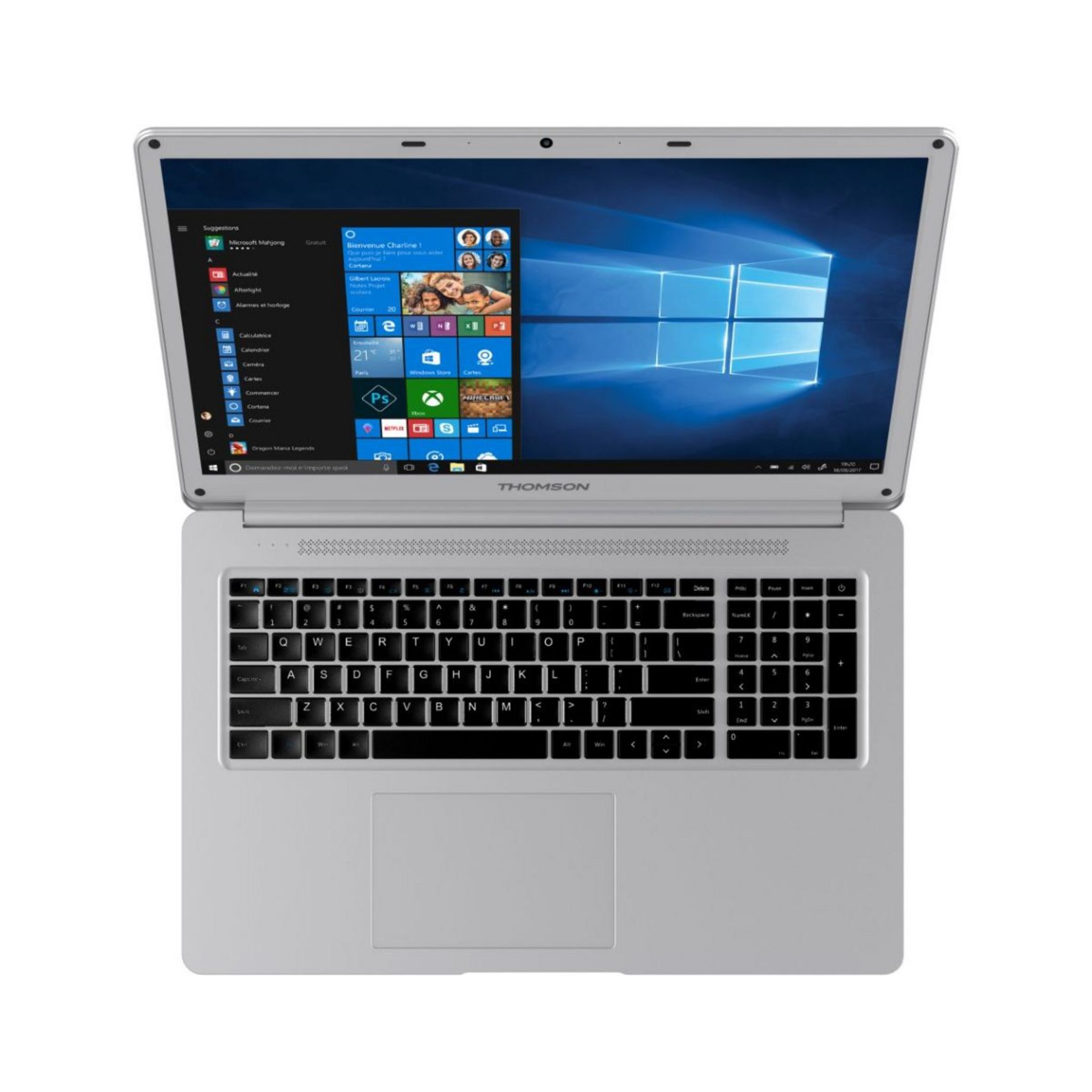 Voir la diapositive 11 : THOMSON Ordinateur portable N17C512 SILVER