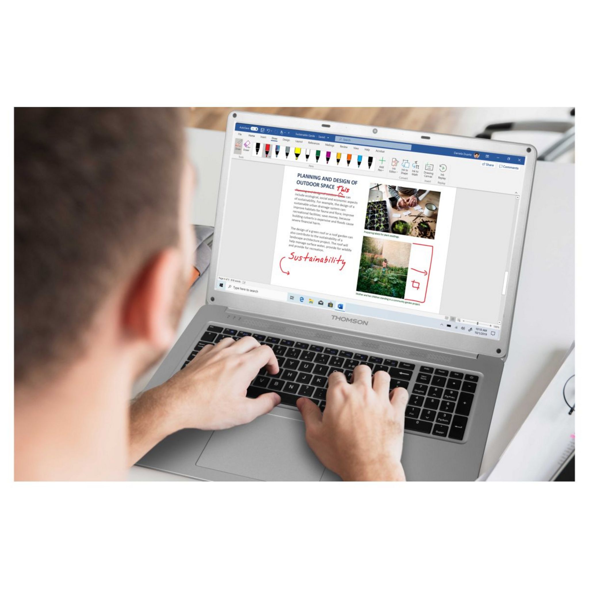 Voir la diapositive 7 : THOMSON Ordinateur portable N17C512 SILVER