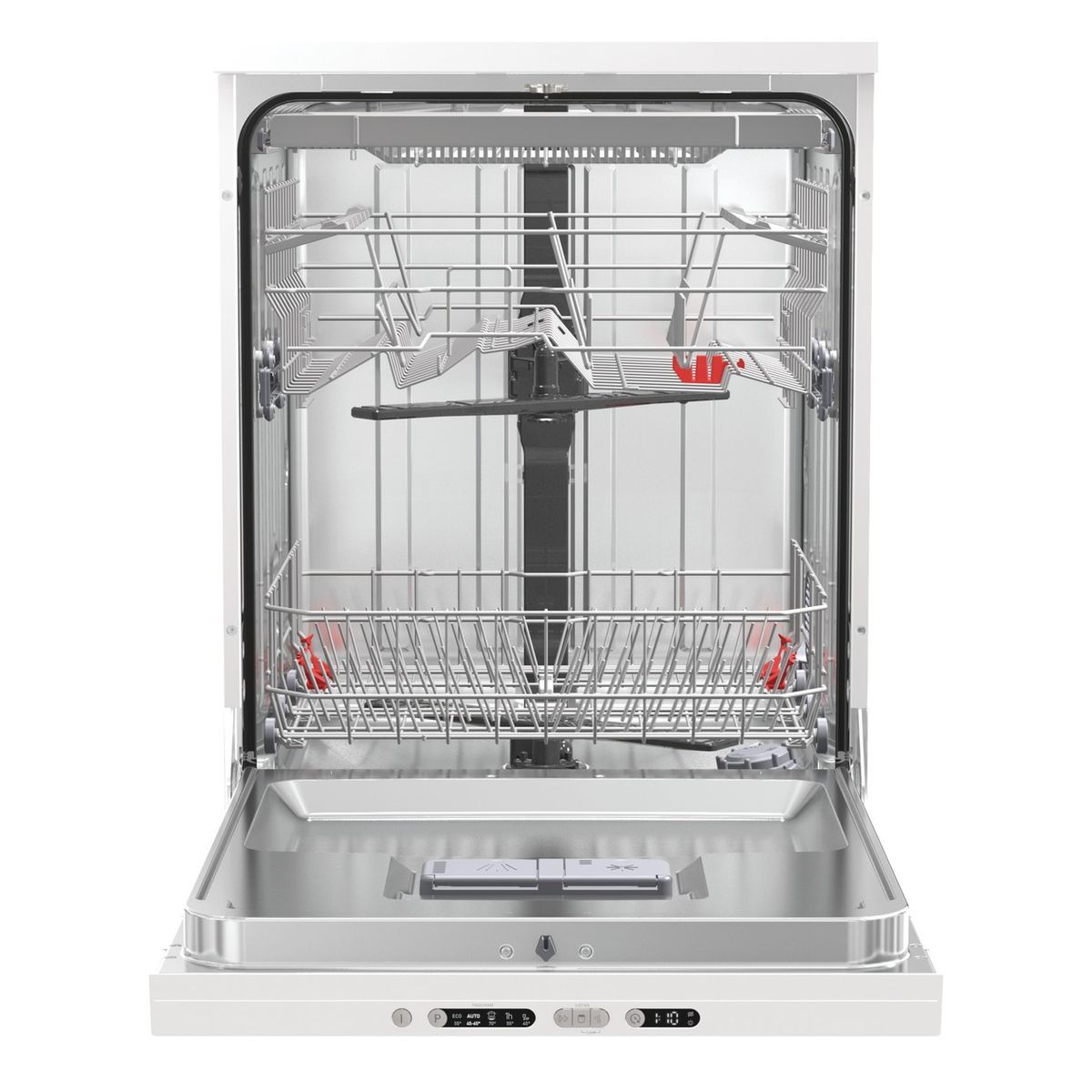 HISENSE Lave vaisselle pose libre HS661C60W/X, 16 couverts, 60 cm, 44 dB, 5 programmes