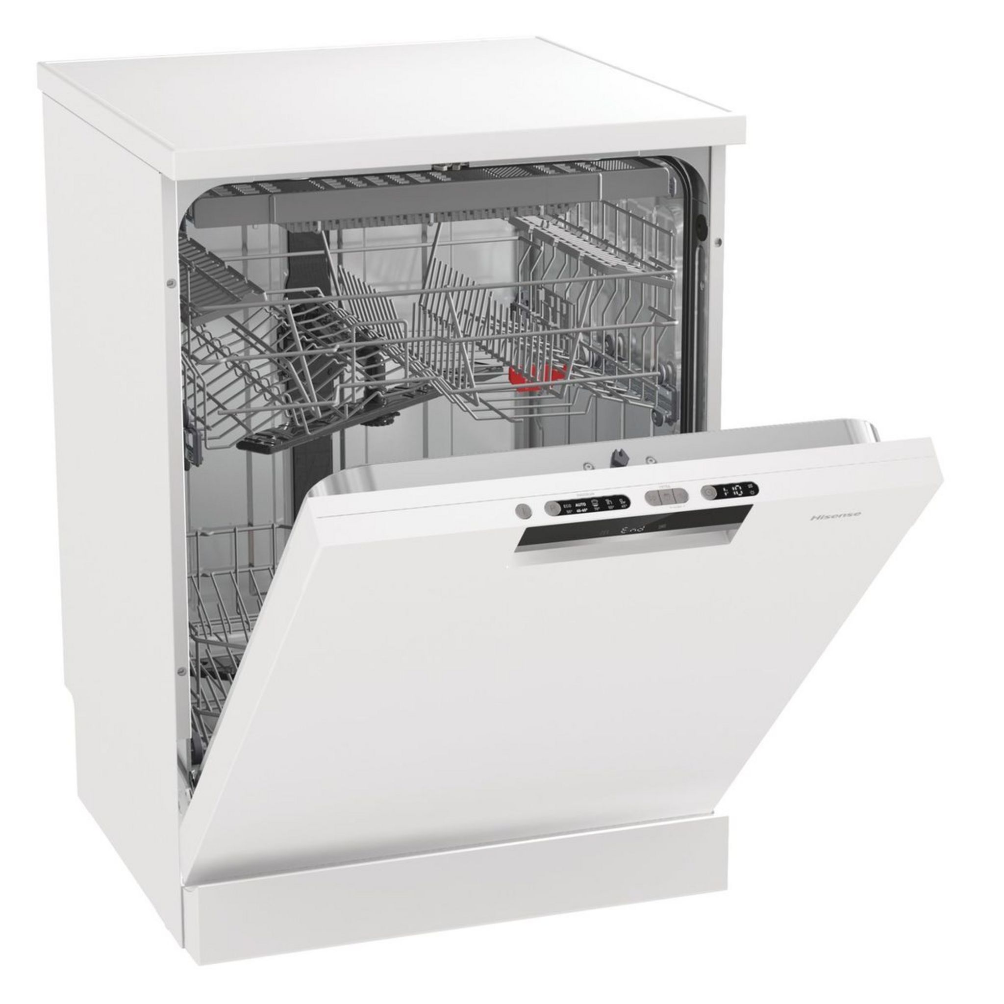 Voir la diapositive 5 : HISENSE Lave vaisselle pose libre HS661C60W/X, 16 couverts, 60 cm, 44 dB, 5 programmes