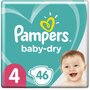 PAMPERS Baby-dry géant couches taille 4 (9-14kg) 46 couches