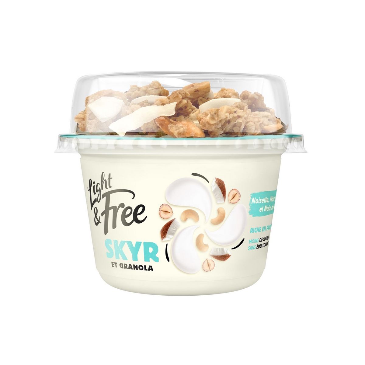 LIGHT&FREE Skyr nature granola noisette cajou coco 145g