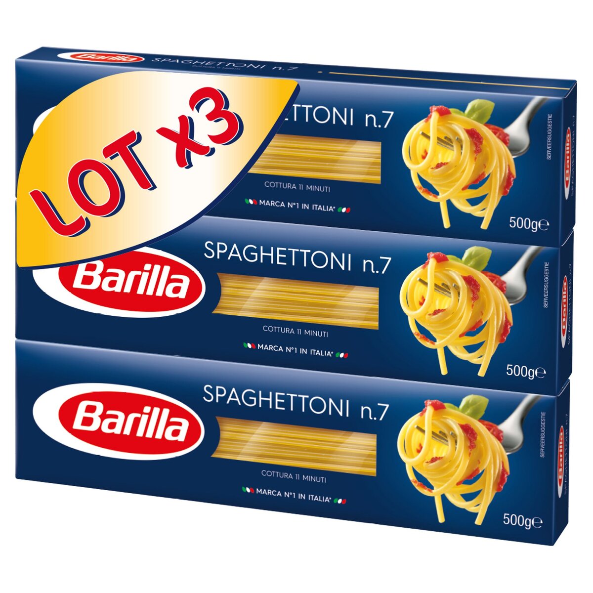 BARILLA Spaghettoni n°7 3x500g