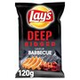 LAY'S Deep ridged chips ondulées saveur barbecue 120g