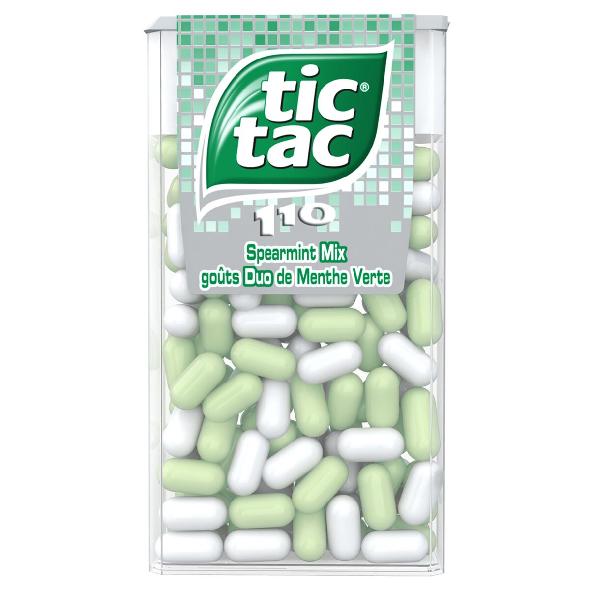TIC TAC Pastilles aromatisées à la menthe verte étui  54g