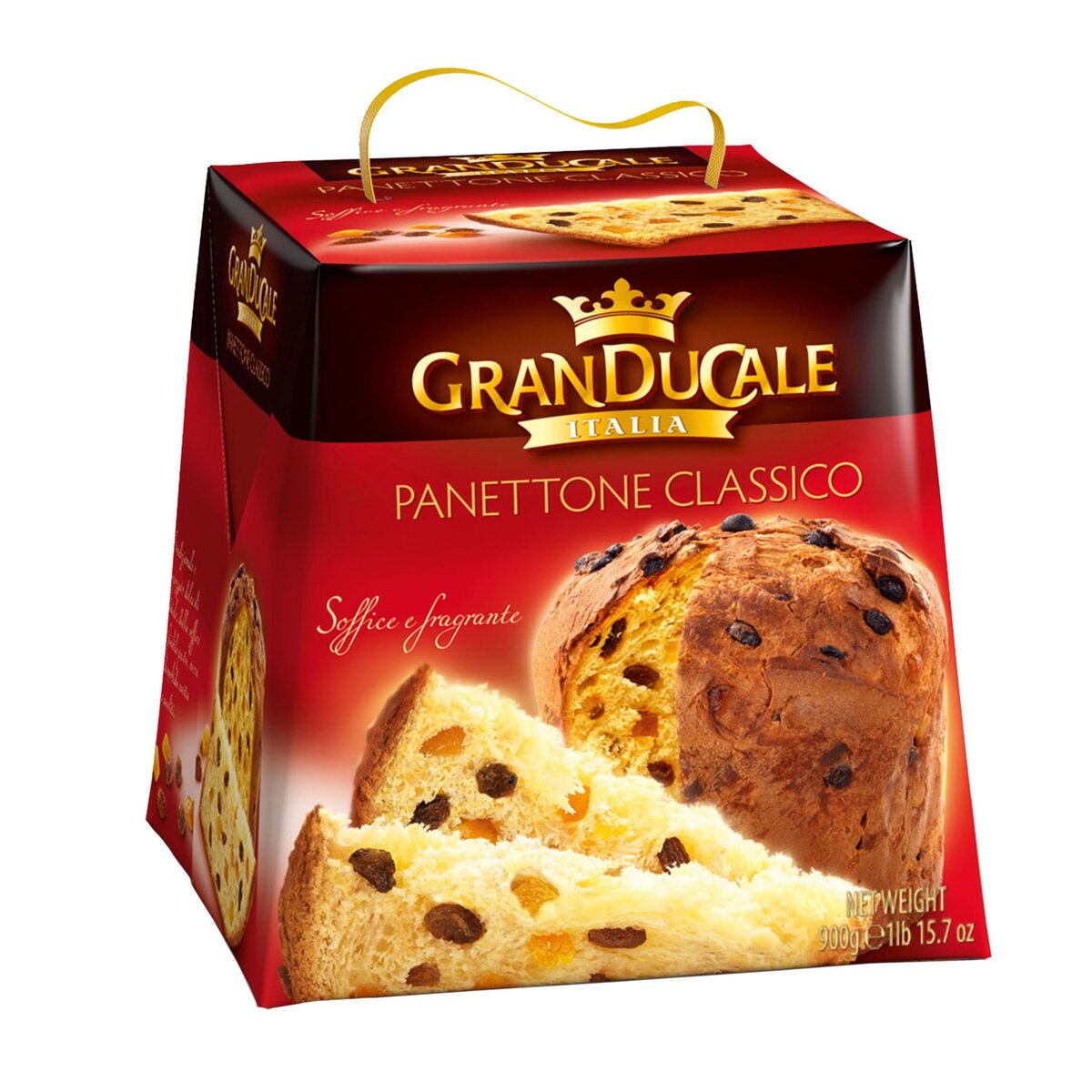 GRAN DUCALE Panettone classique pur beurre 1 pièce 900g