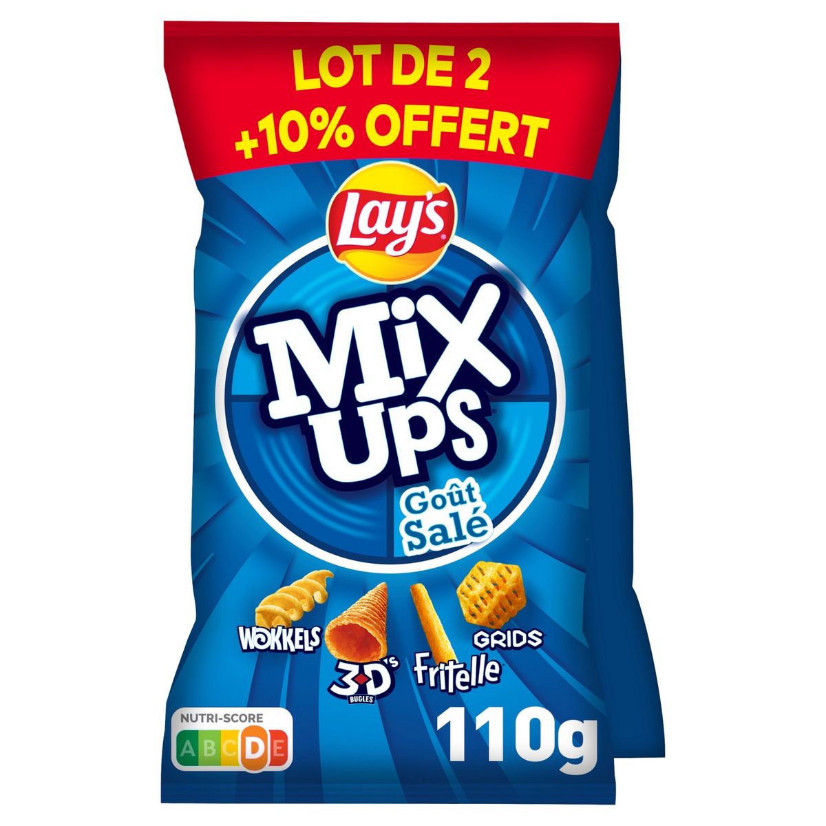LAY'S Mixups goût salé  110g