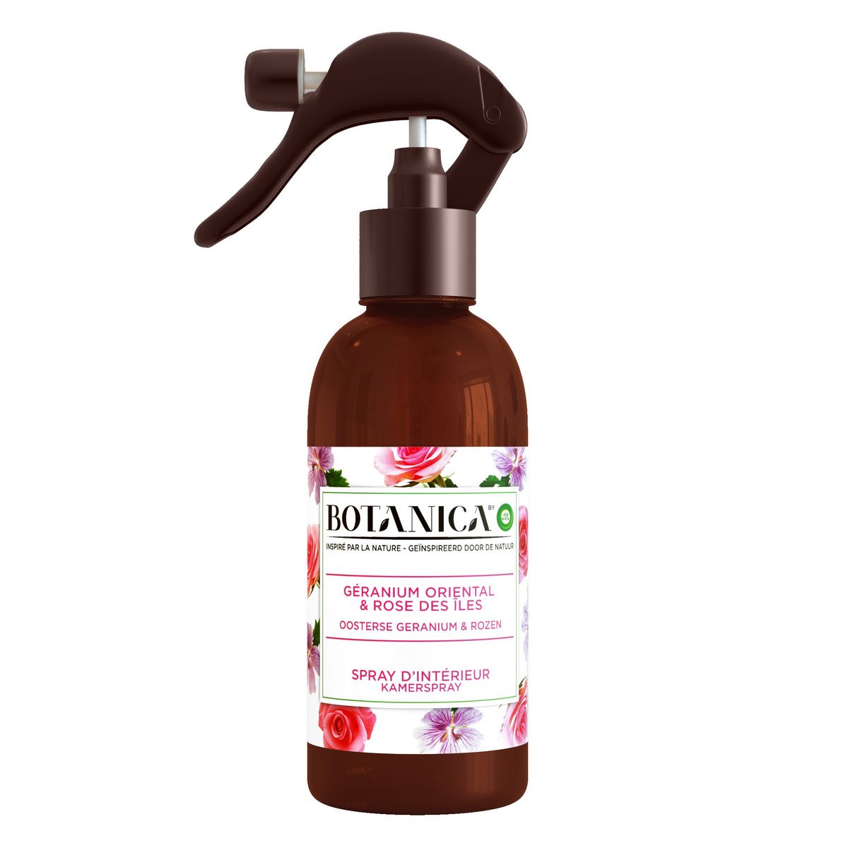 AIR WICK Botanica désodorisant spray géranium oriental & rose des îles 236ml