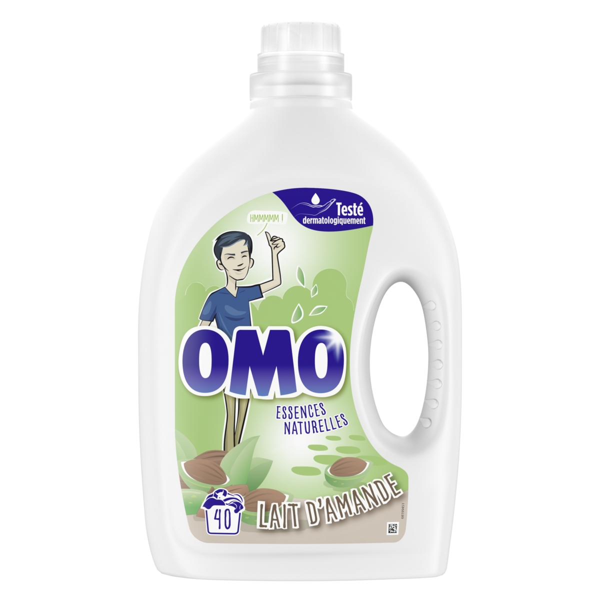 OMO Lessive diluée au lait d'amande  40 lavage 2l
