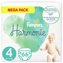 PAMPERS Harmonie couches taille 4 (9-14kg) 66 couches