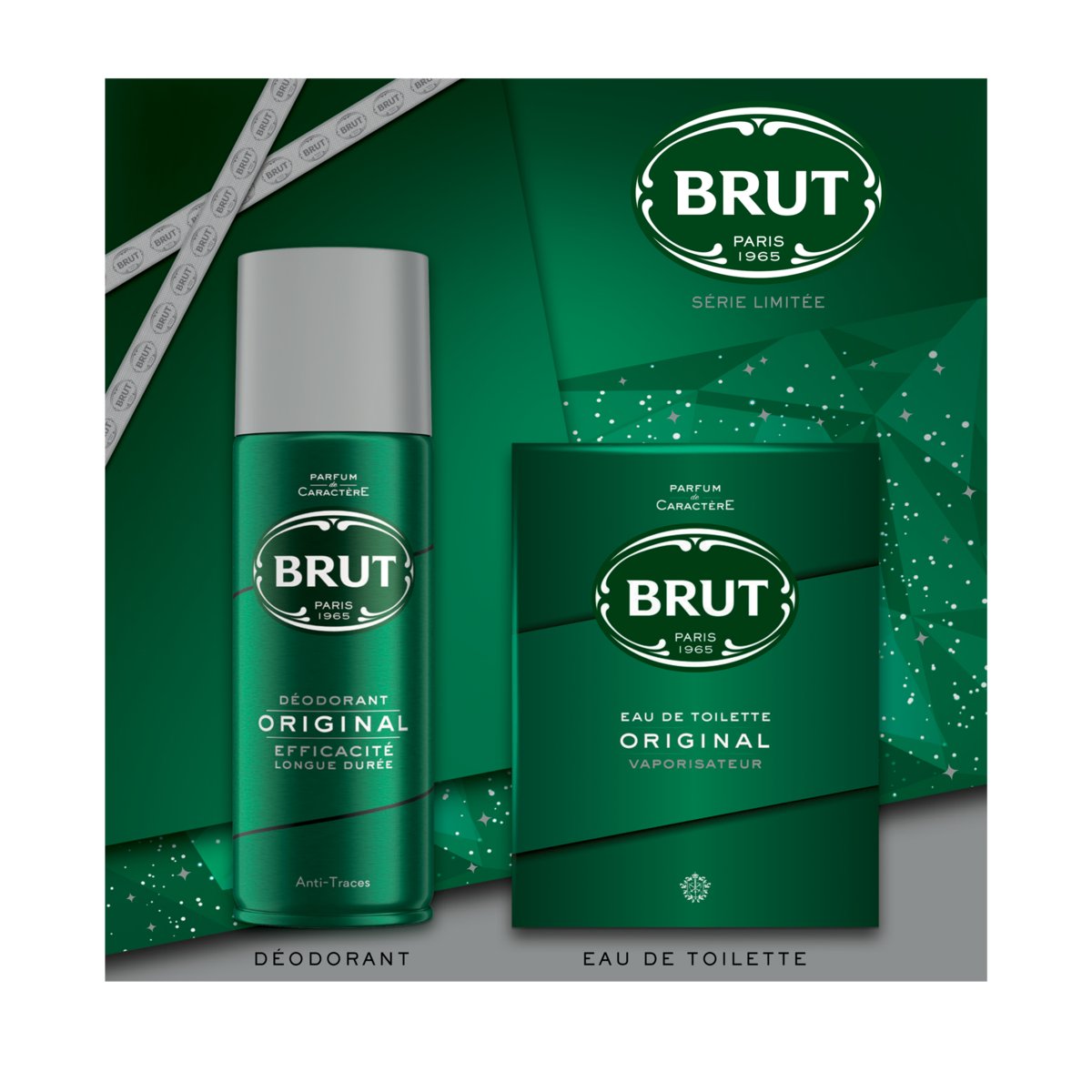 BRUT Original Coffret homme eau de toilette et déodorant 2 pièces