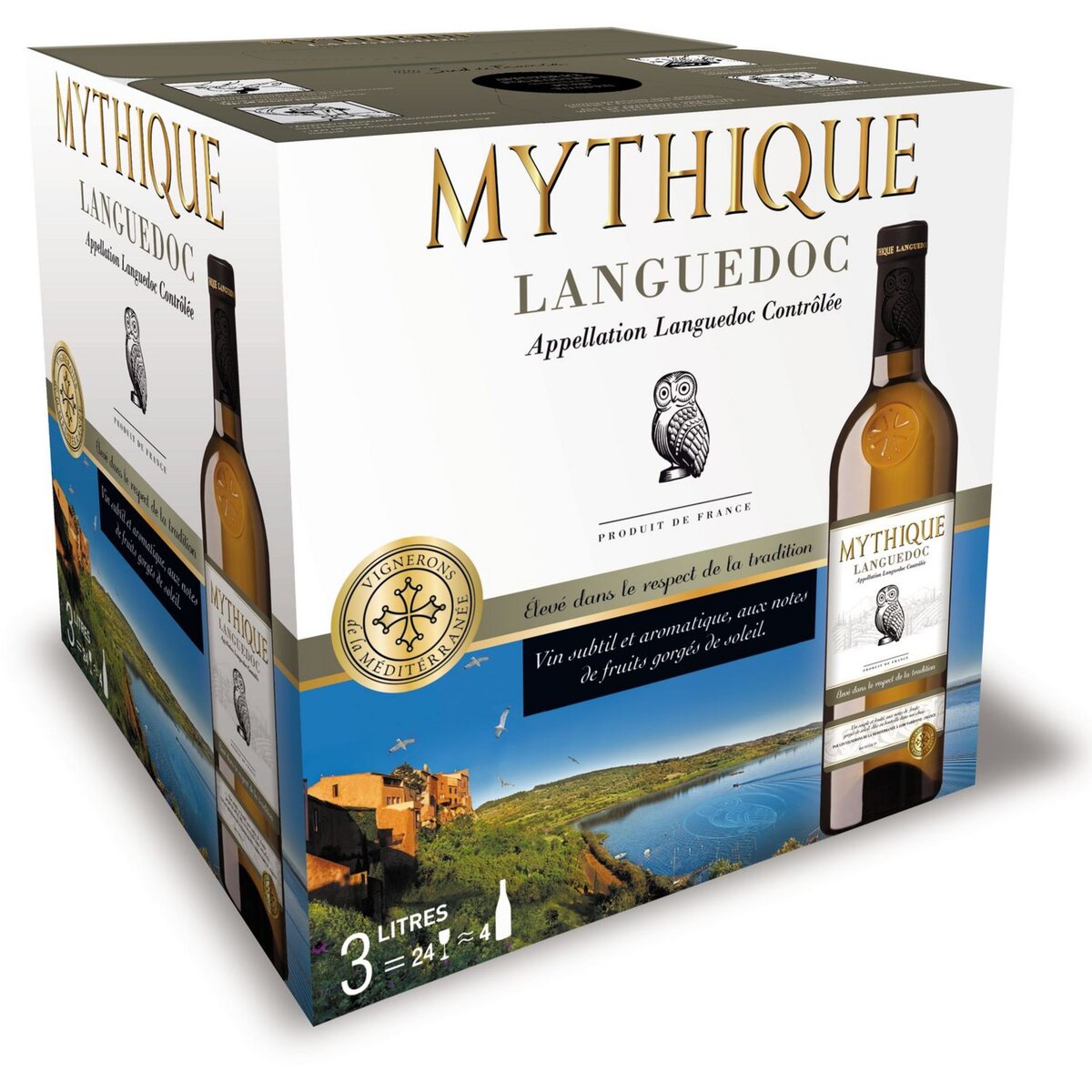 MYTHIQUE AOP Languedoc Mythique blanc 3L bib 3l