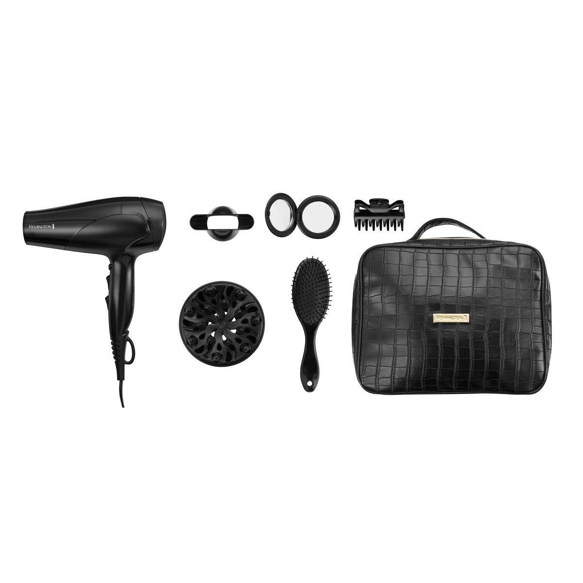REMINGTON Coffret cadeau sèche cheveux D3195GP - Noir