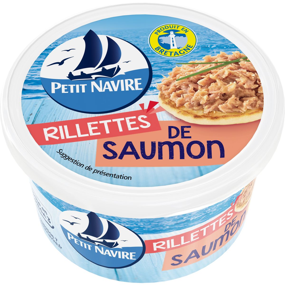 PETIT NAVIRE Rillettes de saumon 125g