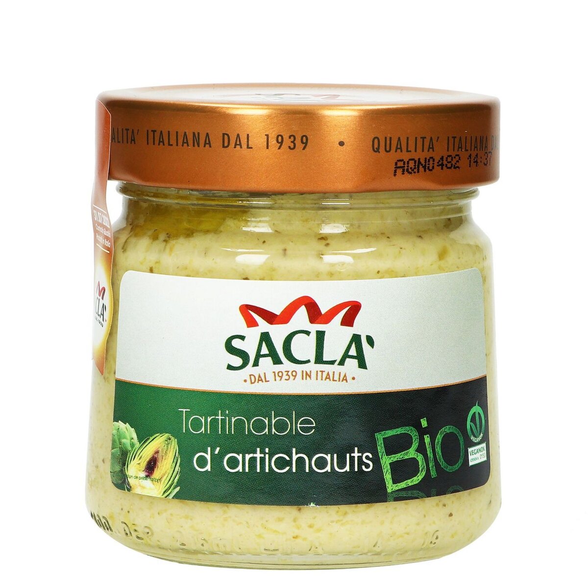 SACLA Tartinable d'artichauts 190g