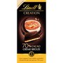 LINDT Création tablette de chocolat noir 70% cacao crème brûlée 150g