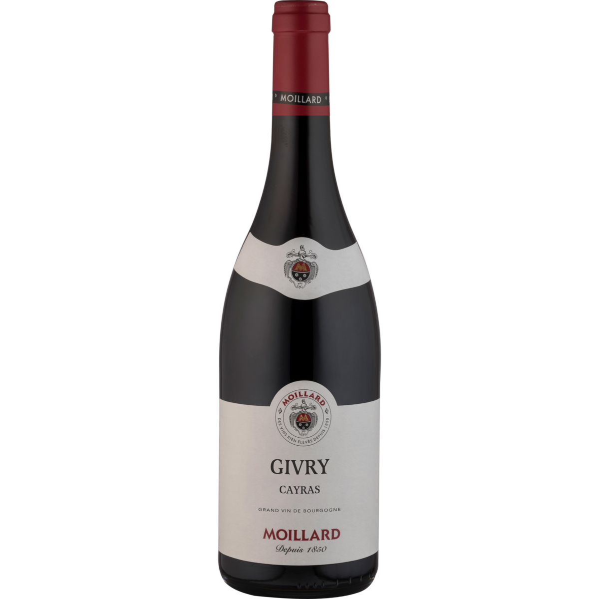 Vin rouge AOP Givry Cayras Moillard 2016 75cl
