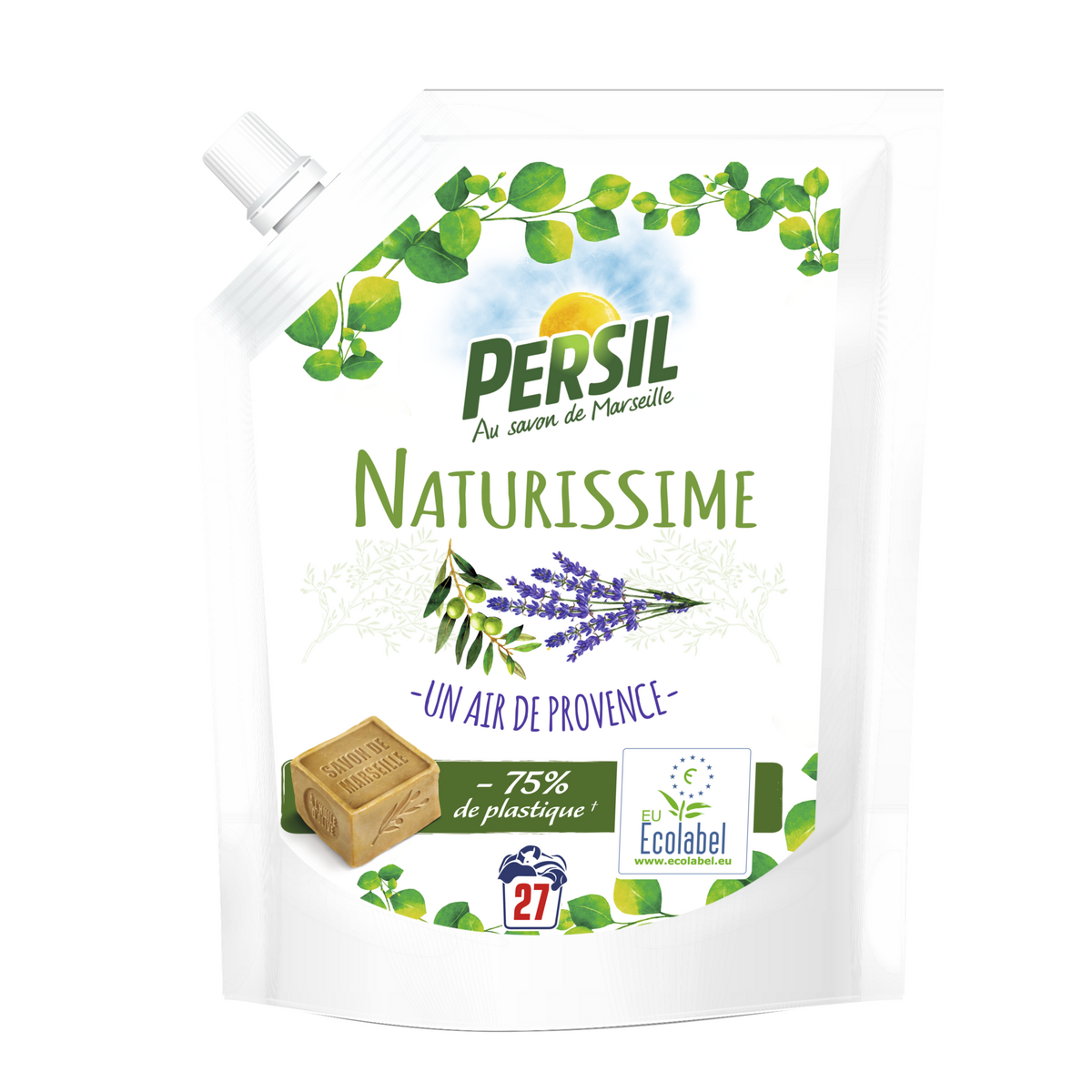 PERSIL Lessive liquide naturissime air de Provence 27 lavages 1,485l