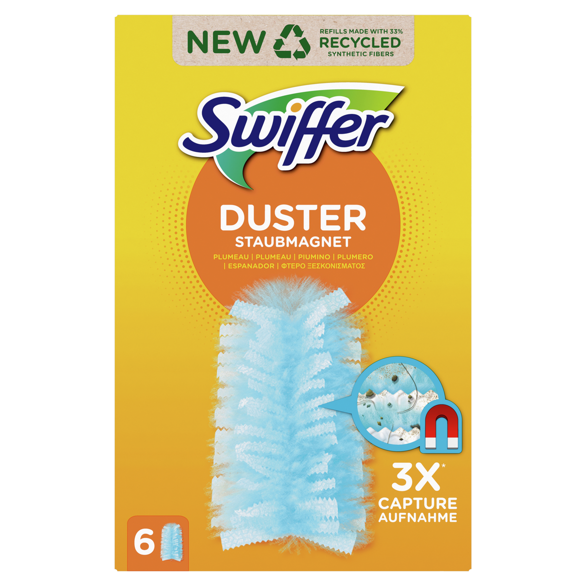 SWIFFER Duster recharge pour plumeau 6 pièces pas cher 