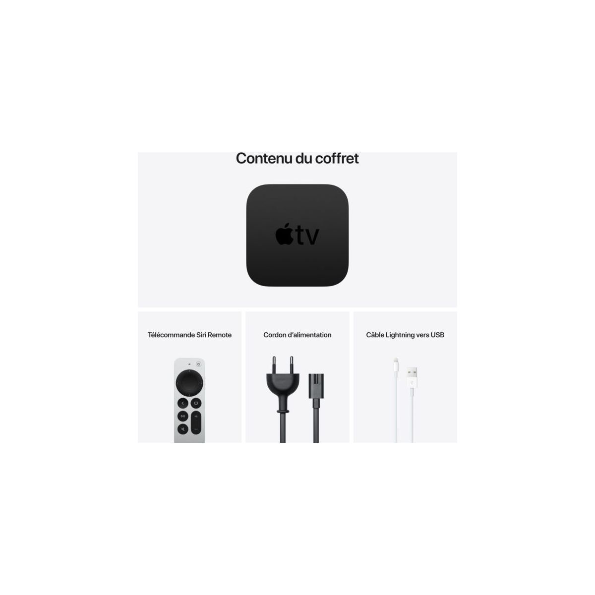 APPLE APPLE TV 4K 32 Go Passerelle multimédia - Noir et Argent