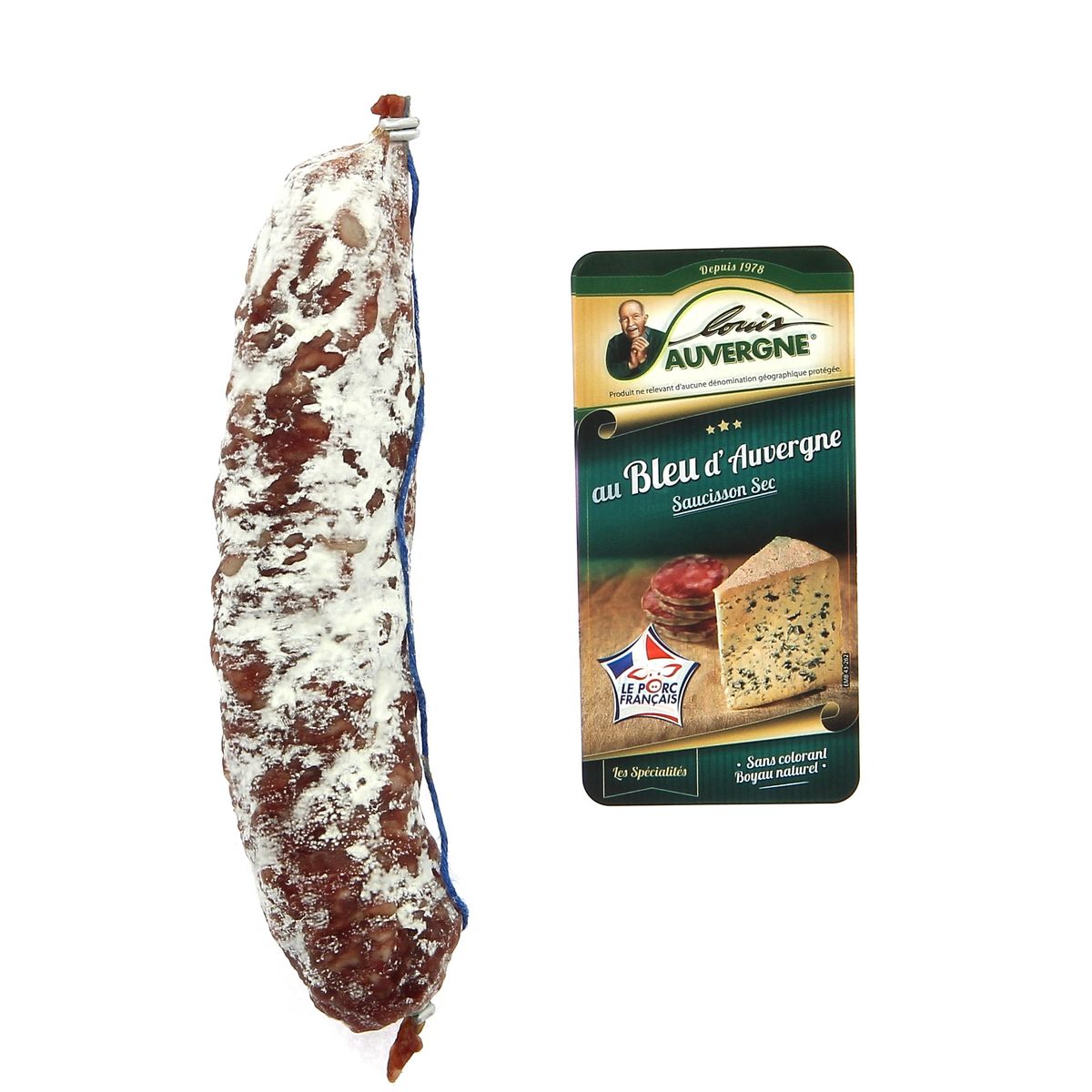 LOUIS AVERGNE Saucisson sec au bleu d'Auvergne 200g