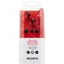 Voir la diapositive 3 : SONY Écouteurs filaires - MDREX110LPR - Rouge