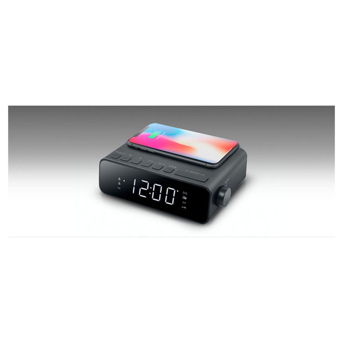 MUSE Radio réveil - Noir - M-175 WI