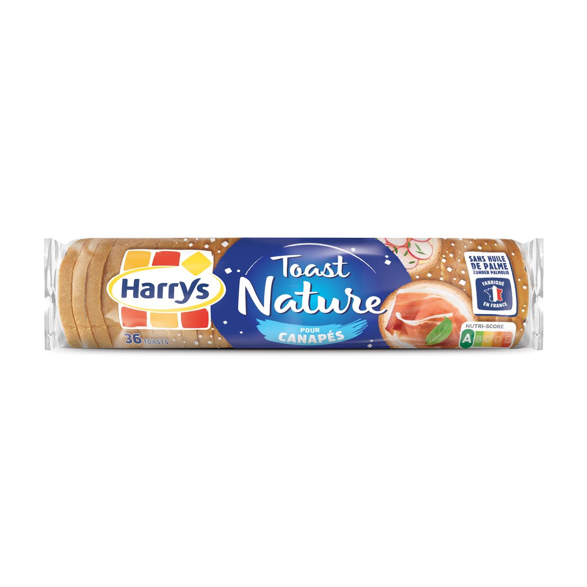 HARRYS Toasts nature pour canapés 280g