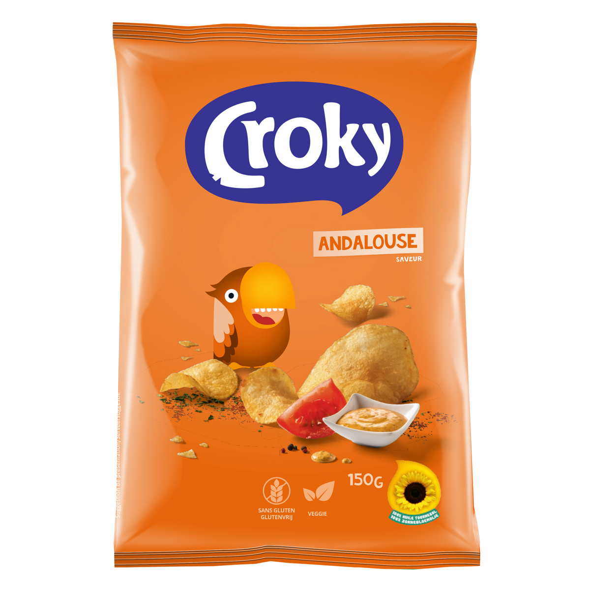 CROKY Chips saveur andalouse 150g