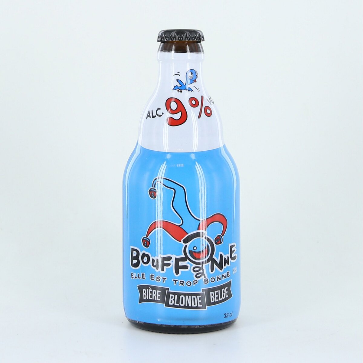 LA BOUFONNE Bière blonde belge 5,2% bouteille 33cl