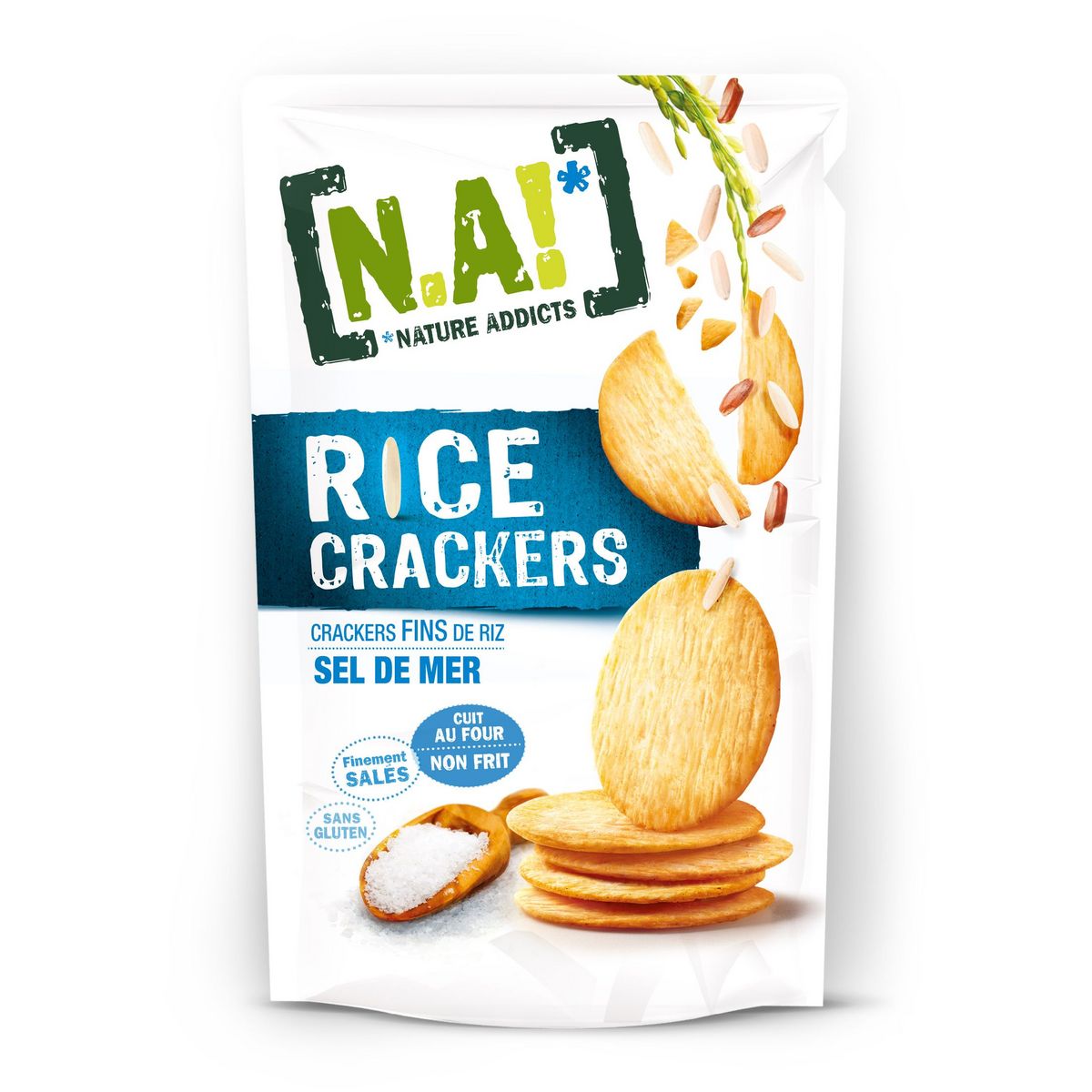 N.A! Rice crackers fins de riz au sel de mer 70g