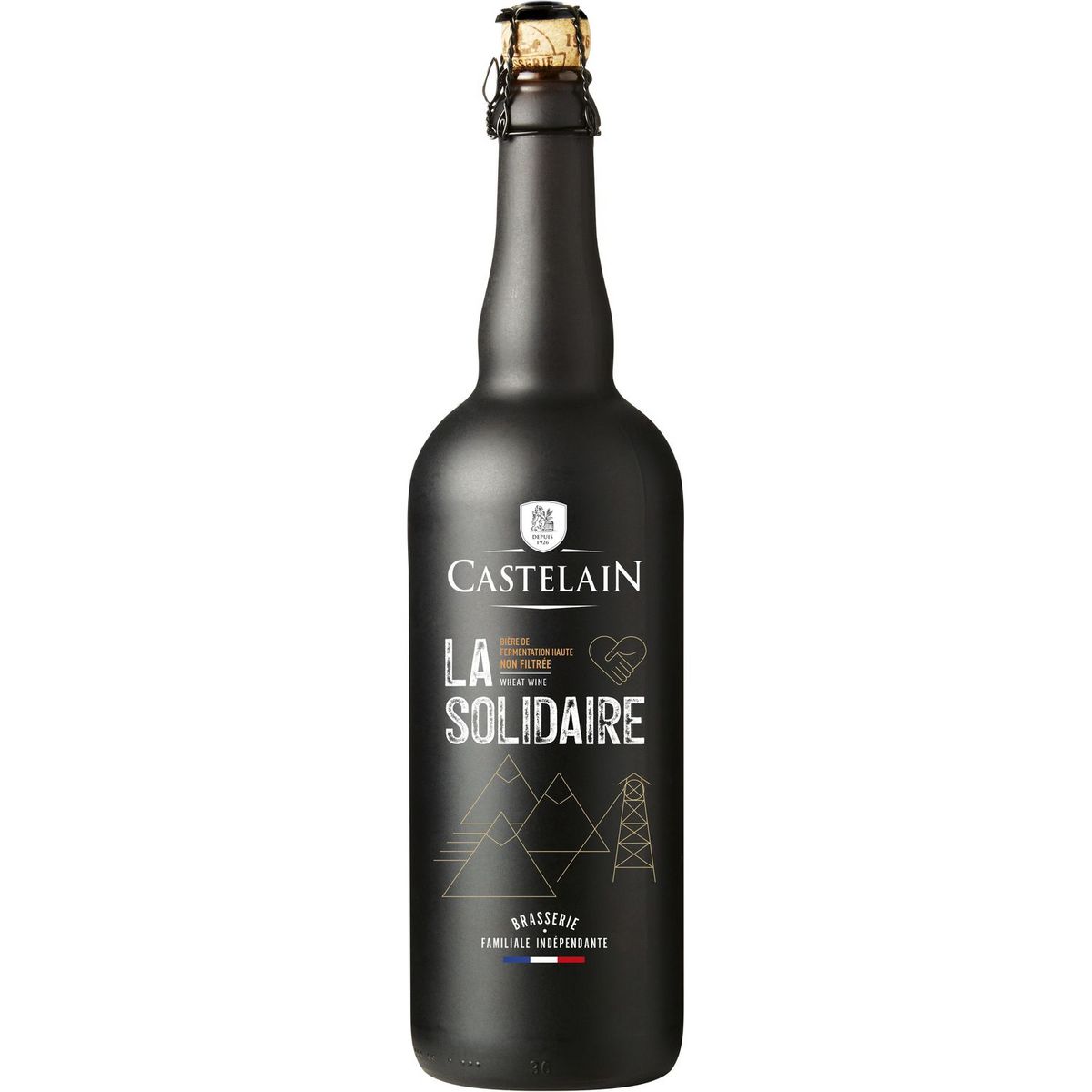 CASTELAIN Bière blonde La solidaire haute fermentation 8% 75cl