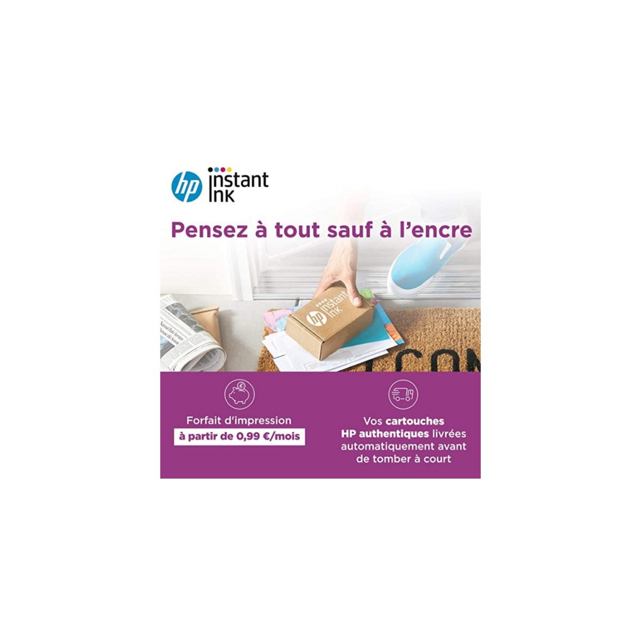 Voir la diapositive 5 : HP Imprimante multifonction 7134 - Compatible Instant INK