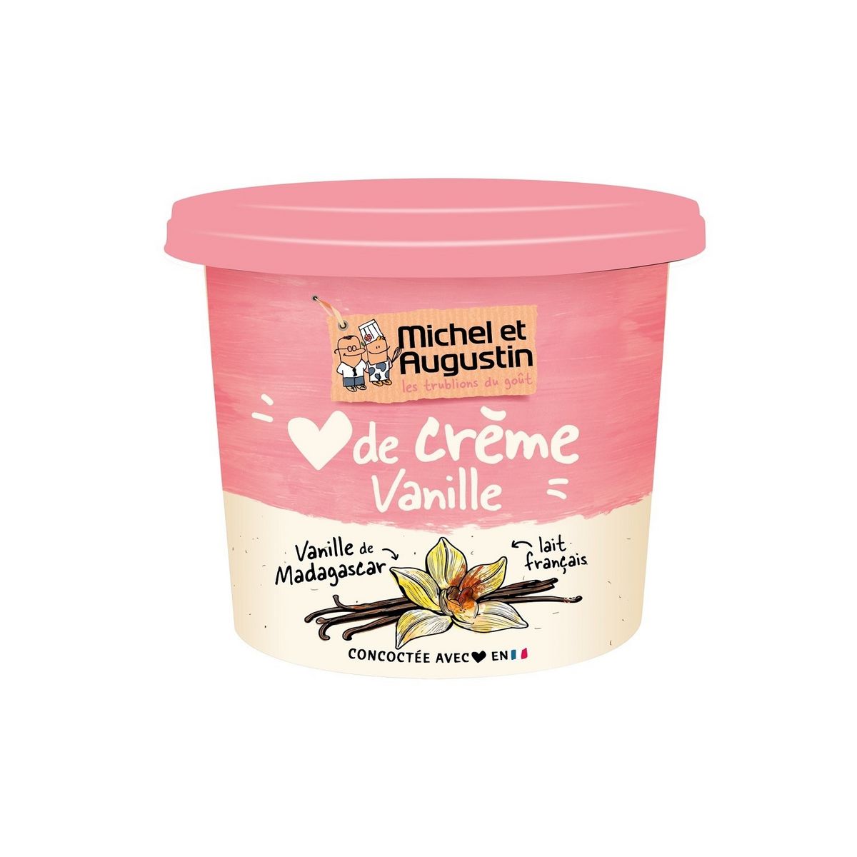 MICHEL ET AUGUSTIN Crème dessert à la vanille de Madagascar 400g