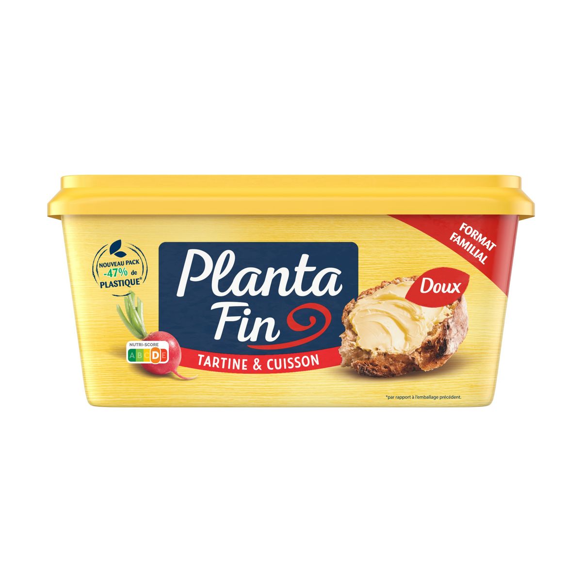 PLANTA FIN Margarine allégée 60% MG à tartiner et à cuire 1kg