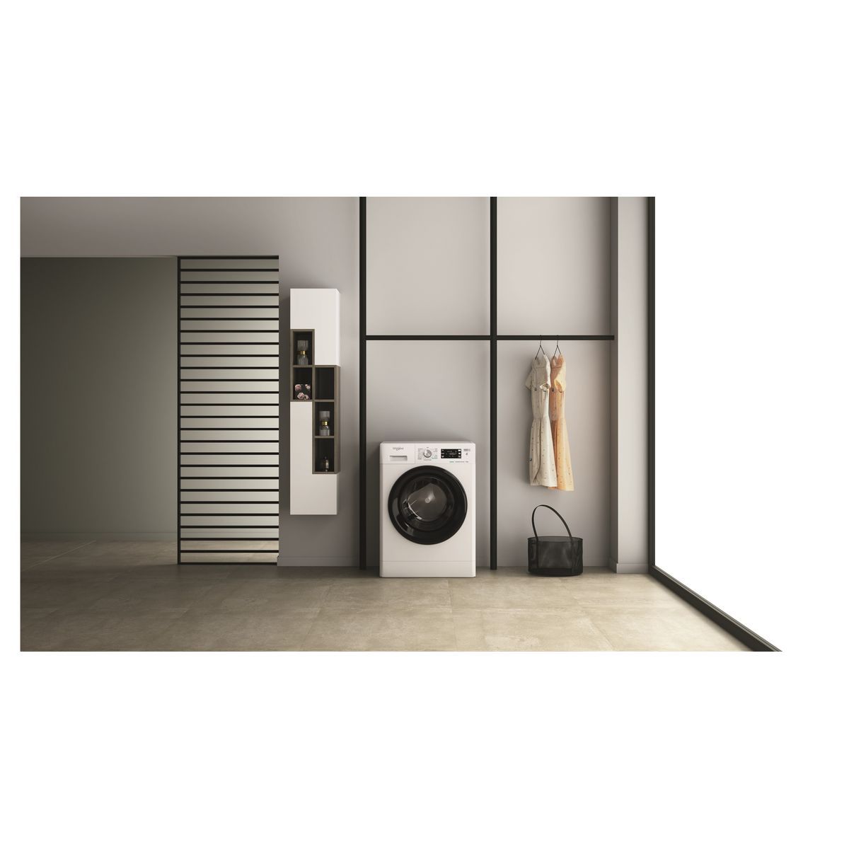 WHIRLPOOL Lave linge hublot FFB8458BVFR, 8 kg, 1400 T/min