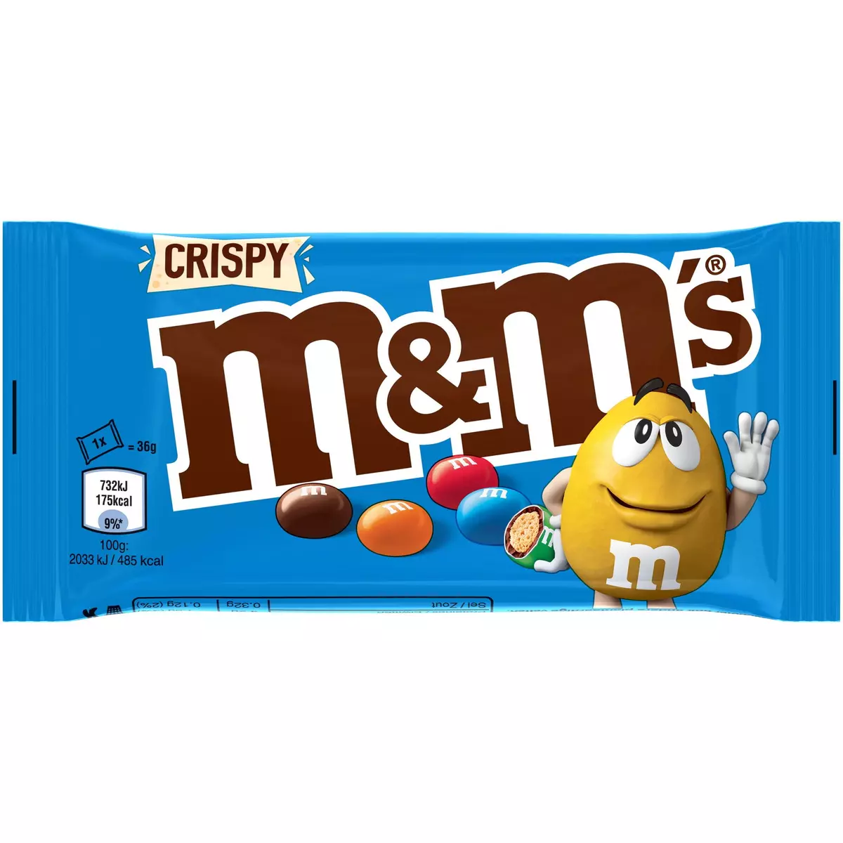 M&M'S Crispy bonbons chocolatés 36g