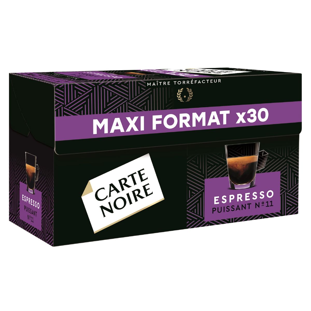 CARTE NOIRE Capsules de café expresso puissant compatibles Nespresso 30 capsules 159g